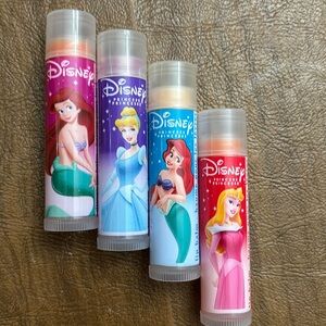 A set of 4 Avon Disney Chapstick